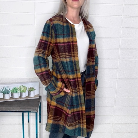 Rachel zoe plaid coat Clearance